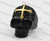Black Skull Ring KJR010376