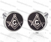 Steel Masonic Cufflinks KJCA00001