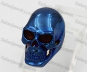 Steel Blue Skull Ring KJR010444
