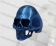 Blue Steel Skull Ring KJR350555