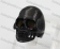 Black Steel Skull Ring KJR350556
