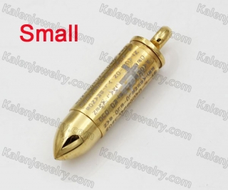 Openning Lid Bullet Pendant KJP100-0321