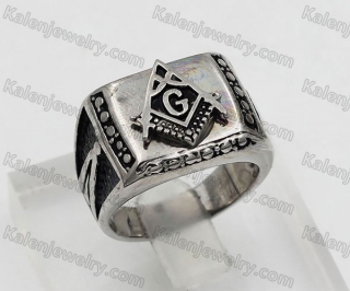 Steel Masonic Ring KJR900040