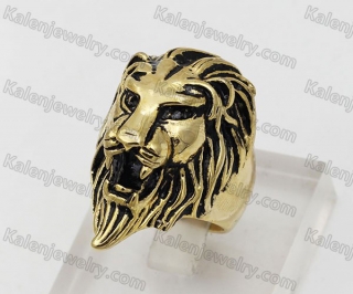 Gold Lion Ring KJR900051