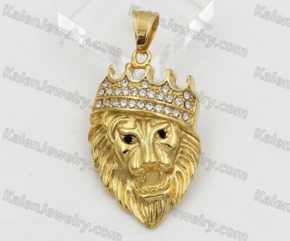 Imperial Crown Lion Pendant KJP260113