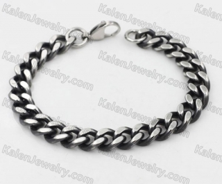 Retro Black Inside Steel Bracelet KJB570090