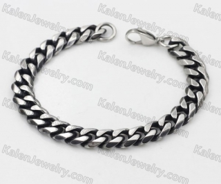 Retro Black Inside Steel Bracelet KJB570103