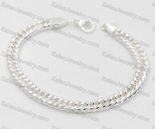 Silver Plating Stainless Steel Bracelet KJB000001