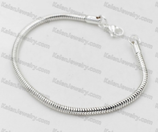 Silver Plating Stainless Steel Bracelet KJB000005