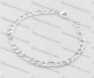 Silver Plating Stainless Steel Bracelet KJB000006