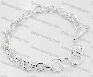 Silver Plating Stainless Steel Bracelet KJB000007