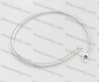 Silver Plating Stainless Steel Bracelet KJB000008