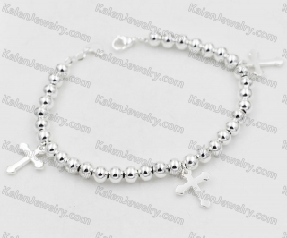 Silver Plating Stainless Steel Bracelet KJB000011