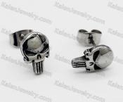 punisher ear stud earrings KJE115-0016