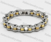 11mm wide Good Polishing Motorcycle Chain Bracelet KJB52-0061