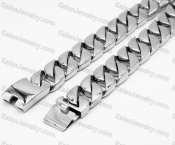 Custom Large Steel Necklace MOQ 5pcs KJD128-0014