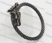 bronze plating steel dragon bangle KJB129-0115