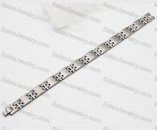 steel bracelet with black magnet KJB220198