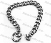 anchor buckle machine woven chain bracelet KJB128-0027