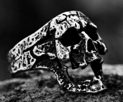 skull ring KJR118-0157