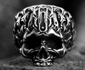 skull ring KJR118-0180