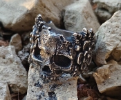 skull ring KJR118-0177