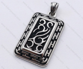 Kalen Stainless Steel Square Casting Pendant KJP170021