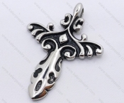 Stainless Steel Wing Cross Pendant KJP170029