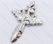 Stainless Steel Wing Cross Pendant KJP170030