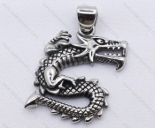 Stainless Steel Dragon Pendant KJP170055