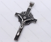 Stainless Steel Jesus Cross Pendant KJP170066