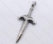 Stainless Steel Sword Pendant KJP170076