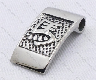Stainless Steel Chinese Text Pendant KJP170088