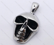 Stainless Steel Polishing Skull Pendant KJP170128