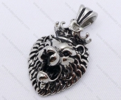 Stainless Steel Lion Head Pendant KJP170130