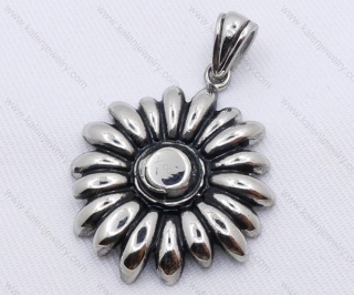 Stainless Steel Chrysanthemum Pendant KJP170133