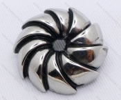 Stainless Steel Turbine Round Pendant KJP170135
