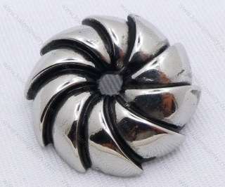 Stainless Steel Turbine Round Pendant KJP170135