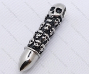 Stainless Steel Skull Totem Warhead Pendant KJP170138