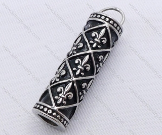 Stainless Steel Epoxy Totem Pendant KJP170140