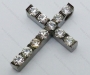 Inlay Zircon Stones Cross Pendant - KJP050448<b style='color:red'> (Unavailable Item, Please remove it)</b>