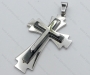 Stainless Steel Black Cross Pendant - KJP050509<b style='color:red'> (Unavailable Item, Please remove it)</b>