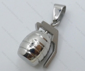 Stainless Steel Antitank Grenade Pendants  KJP050689