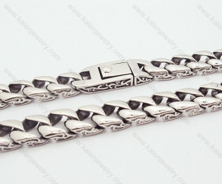 Stainless Steel Necklace For Men - KJN200002