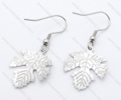 Stainless Steel Cutting Flower Earrings