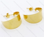 Stainless Steel Gold Earrings