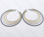 Wholesale Stainless Steel Line Earrings - KJE050492<b style='color:red'> (Unavailable Item, Please remove it)</b>
