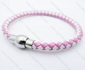 Stainless Steel Leather Bracelets - KJB030004