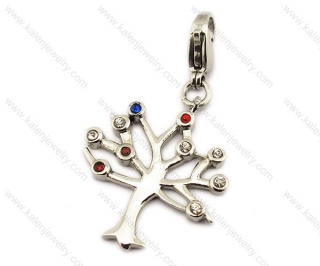 Stainless Steel Tree Pendant - KJP010041