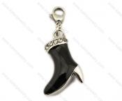 Stainless Steel Women's Boots Pendant - KJP010052